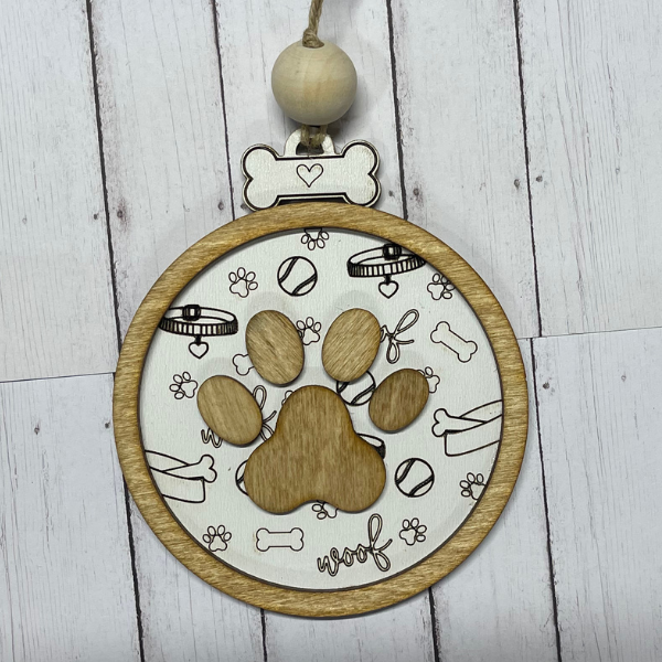 Dog Paw - Love and Loyalty Ornament/Charm