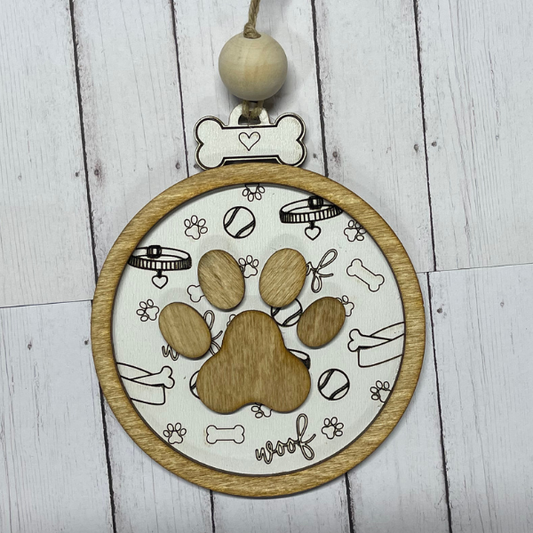 Dog Paw - Love and Loyalty Ornament/Charm