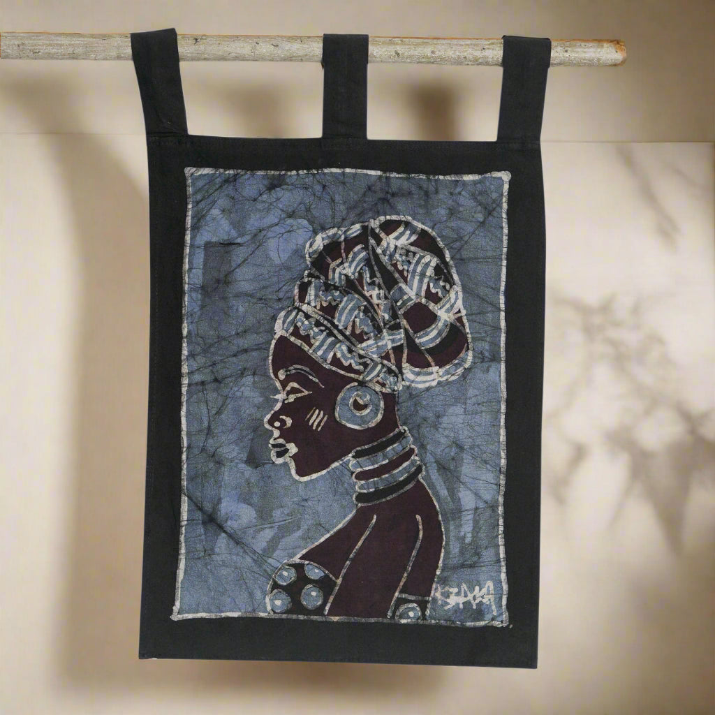 Handmade Beautiful Soul Batik Cotton Wall Hanging