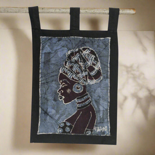 Handmade Beautiful Soul Batik Cotton Wall Hanging