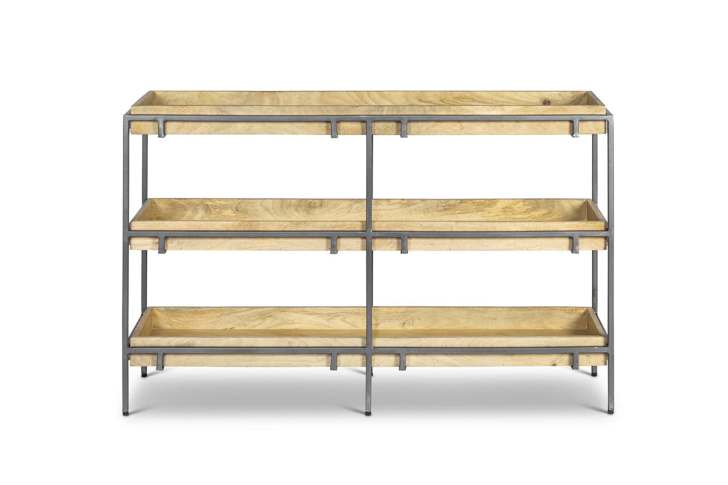 Metal & Wood Table Console Table