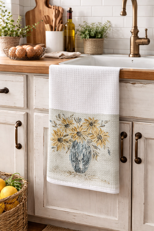 Flower Hand Towel