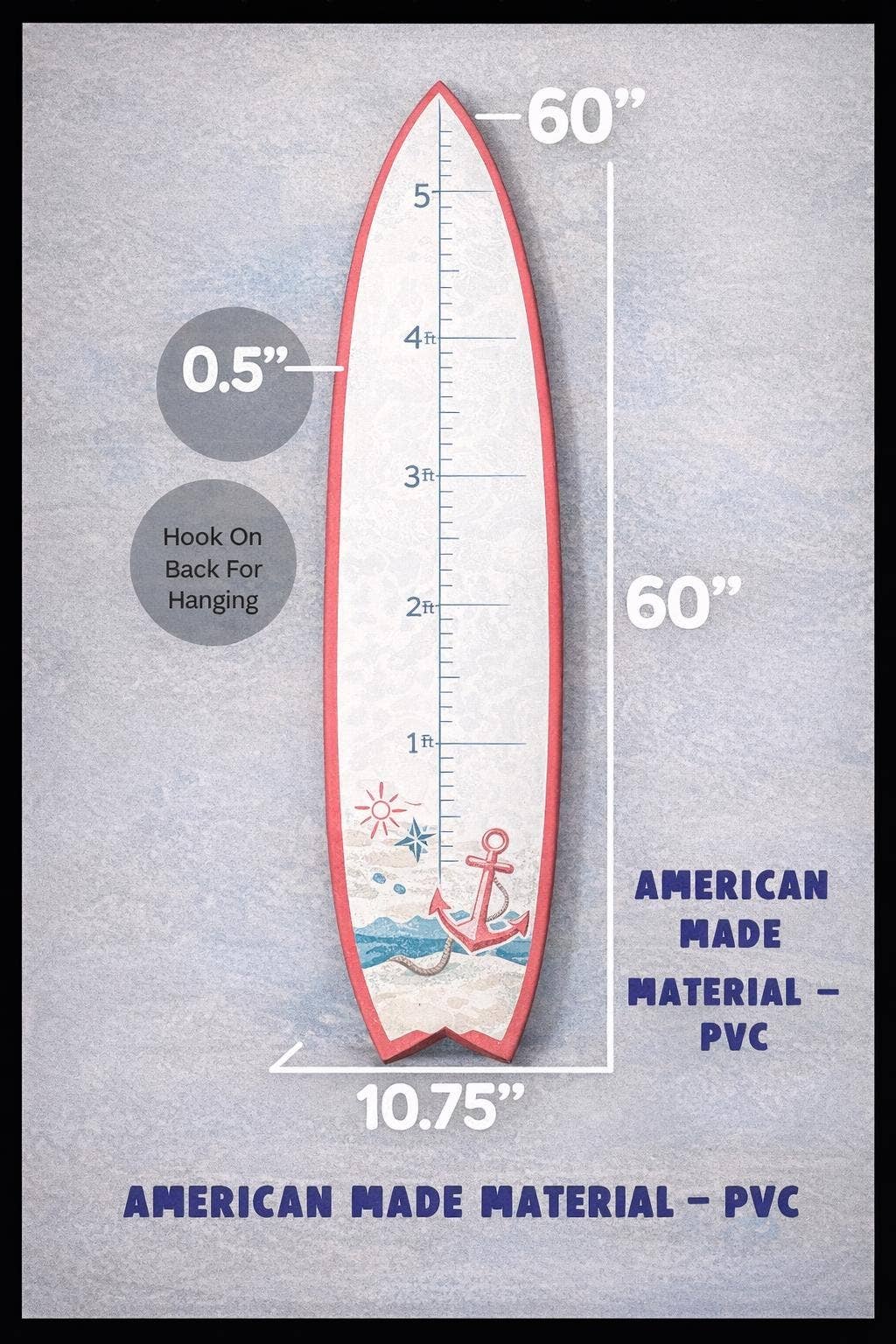 Surfboard Growth Chart
