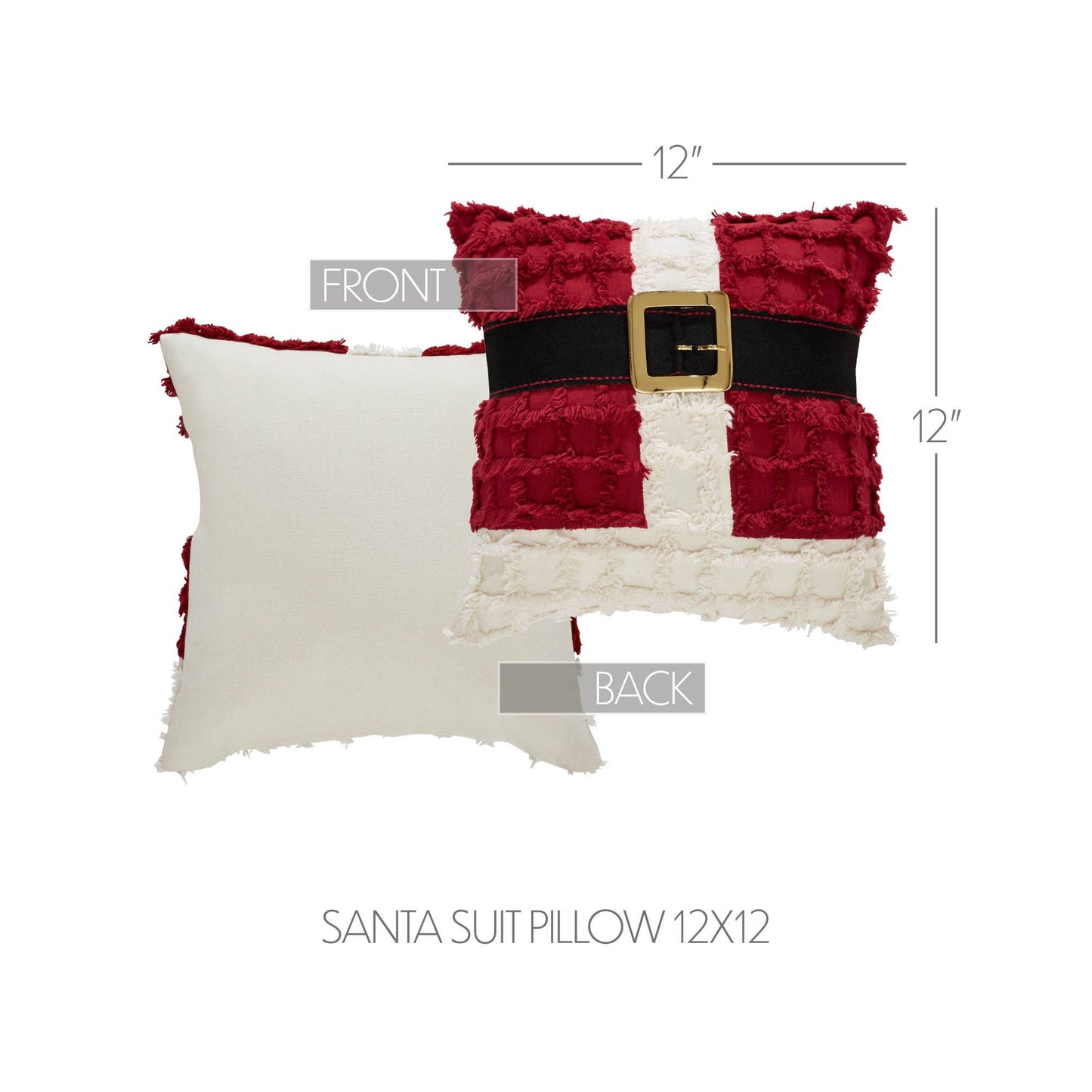 Kringle Christmas Santa Suit Throw Pillow