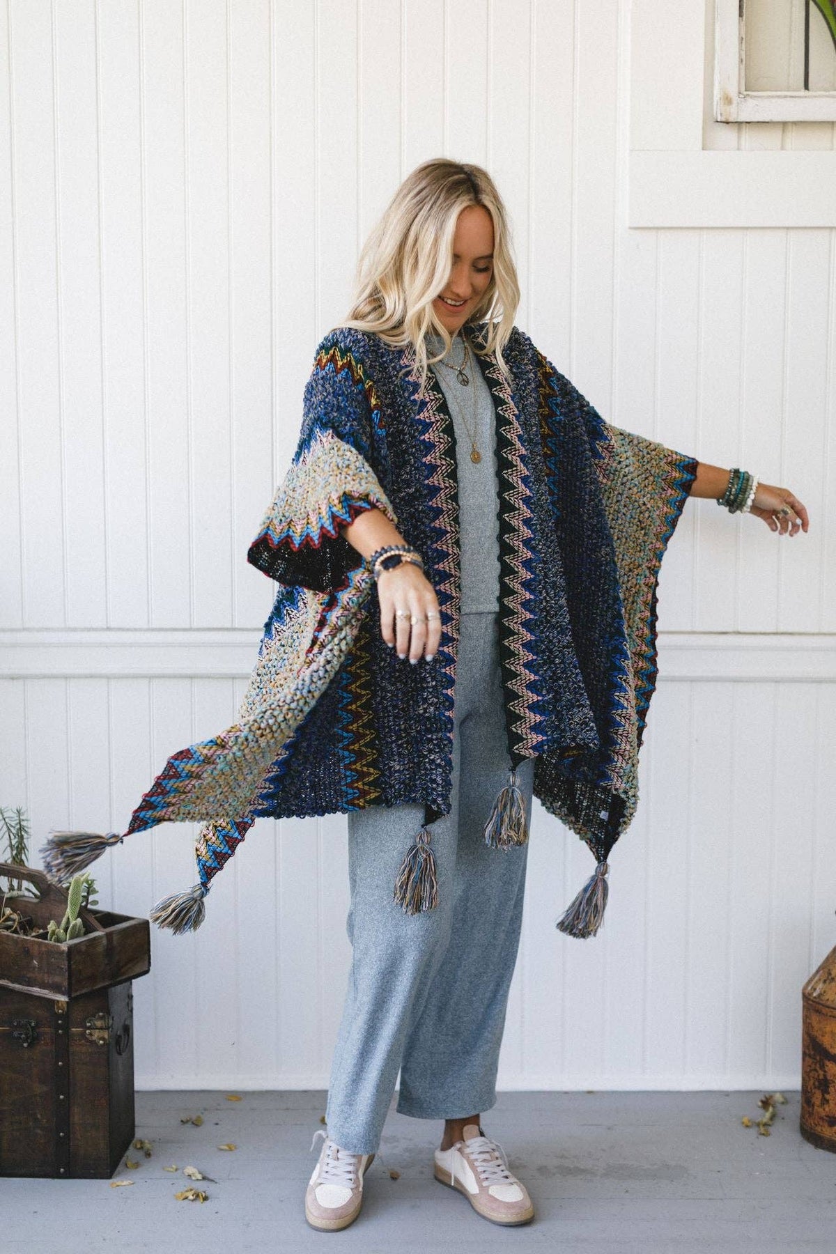 Desert Dreams Crochet Ruana