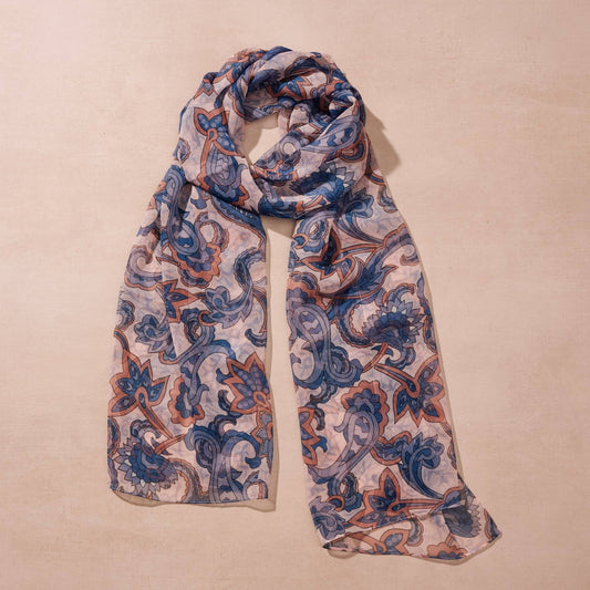 Paisley Chiffon Scarf