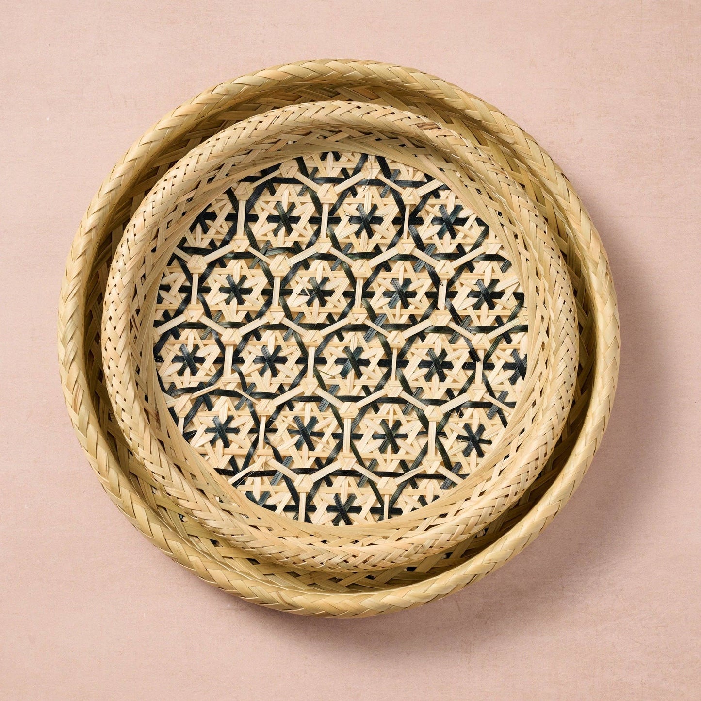 Phu An Bamboo Basket with Black