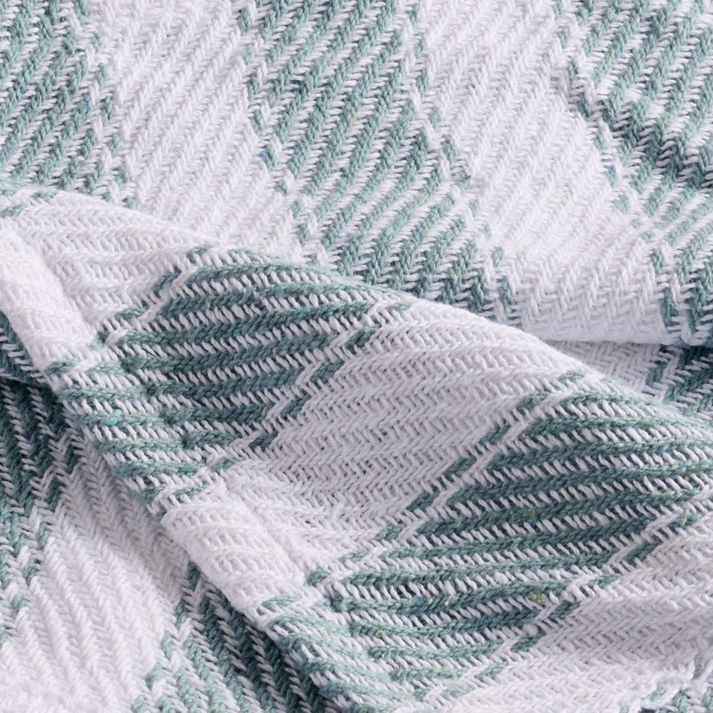 Upcycled Cotton Beach Blanket - Blue