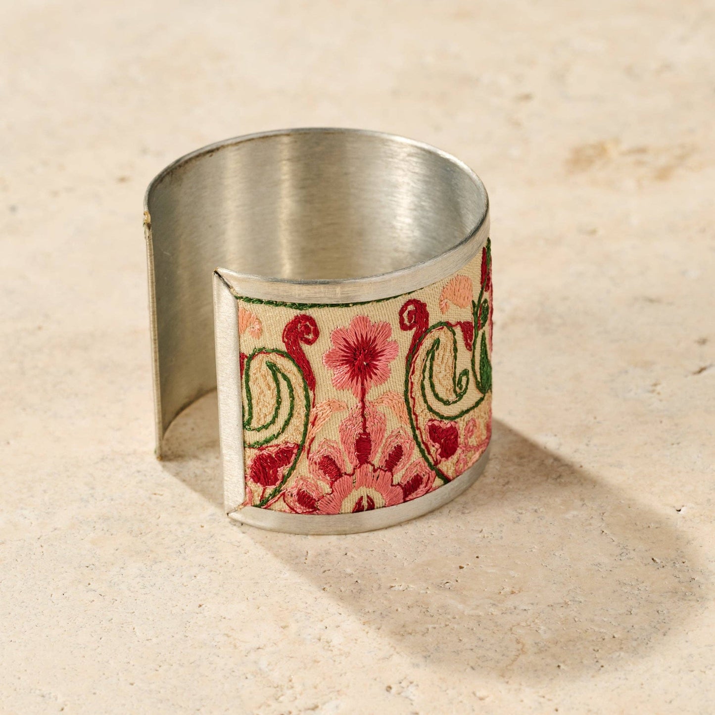 Silk Embroidered Cuff