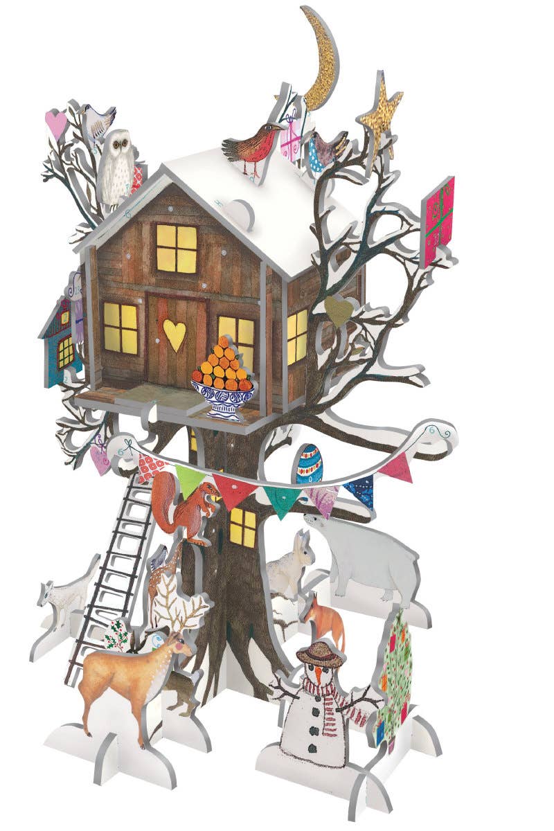 Christmas Treehouse Pop & Slot 3D Advent