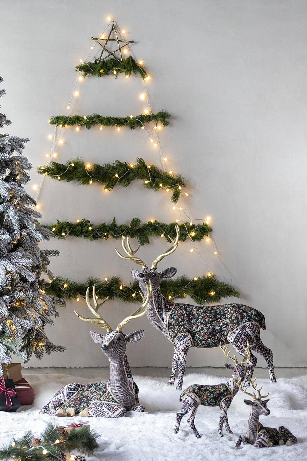 Majestic Velvet Deer Figurine