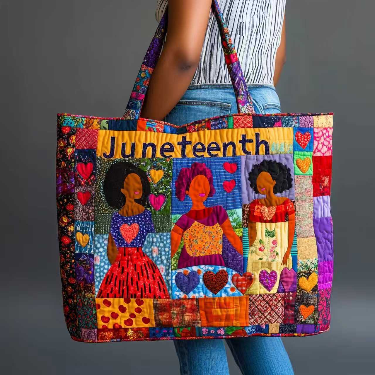 Canvas Print Tote Shoulder Bag