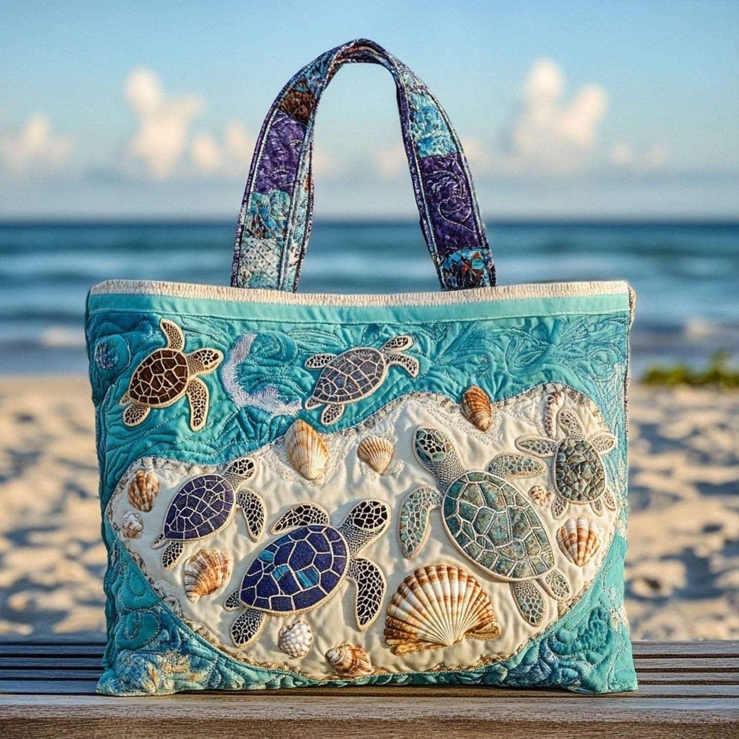 Canvas Print Tote Shoulder Bag