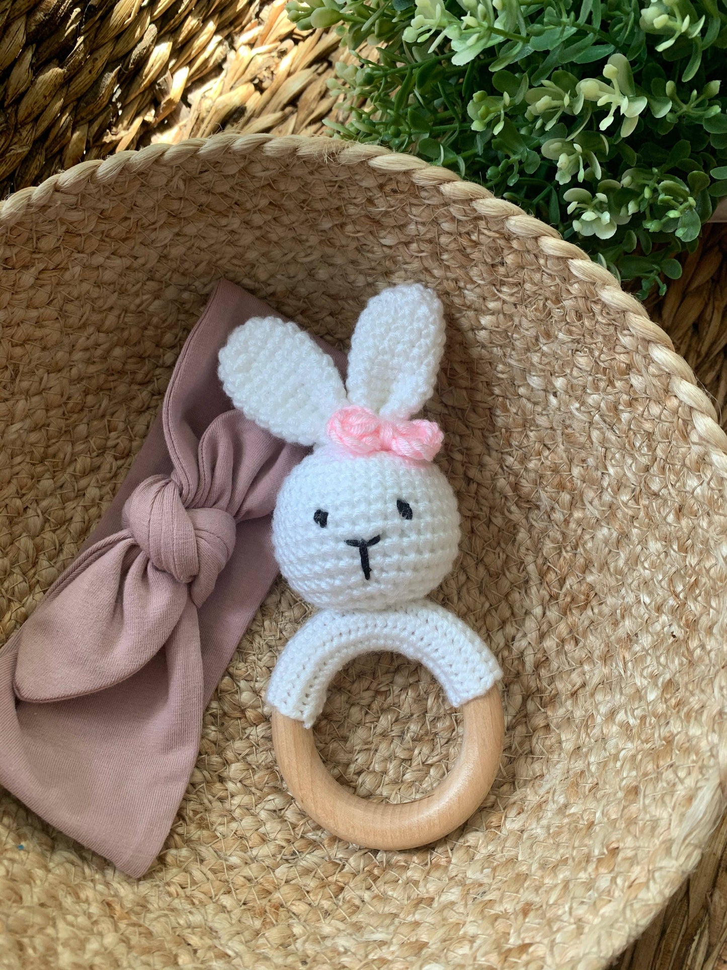 Crocheted Bunny Rattles
