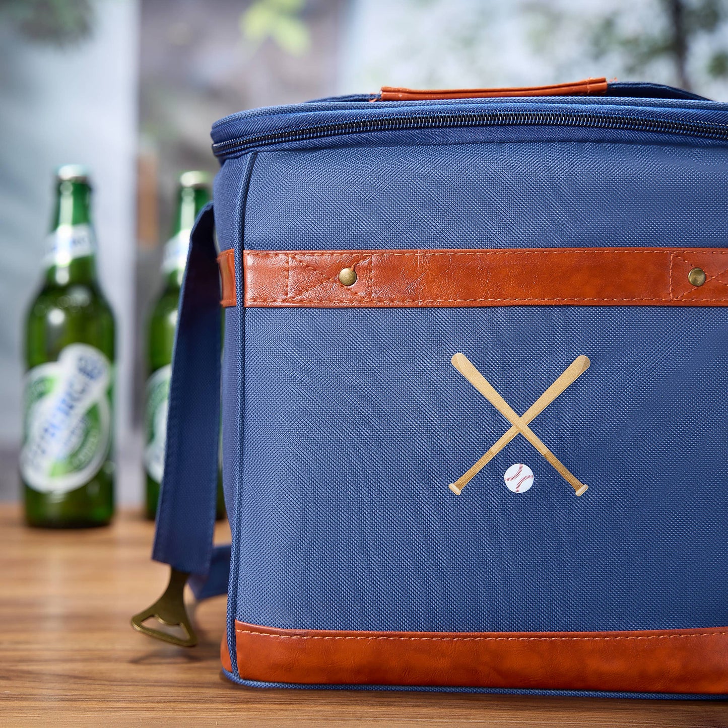 Baseball Soft-Sided Drinks Cooler Bag