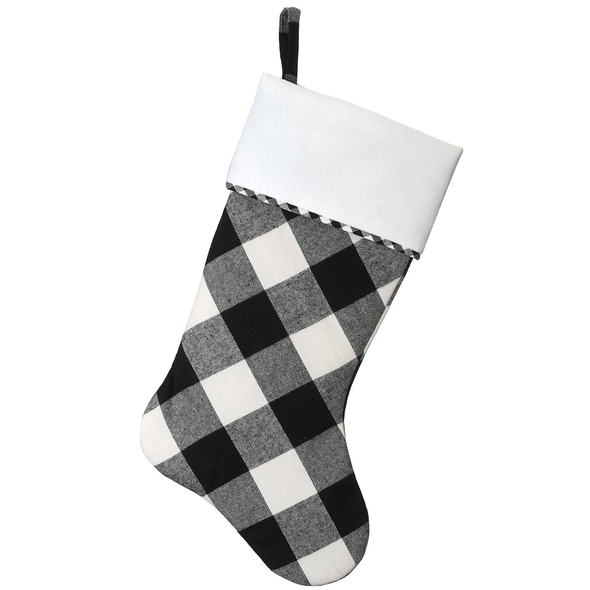 Plaid Stocking 19 in