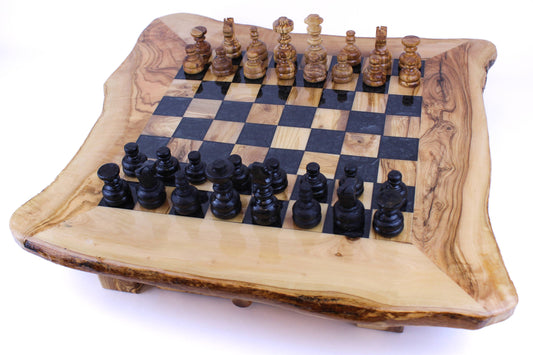Olive Wood Resin Chess Board
