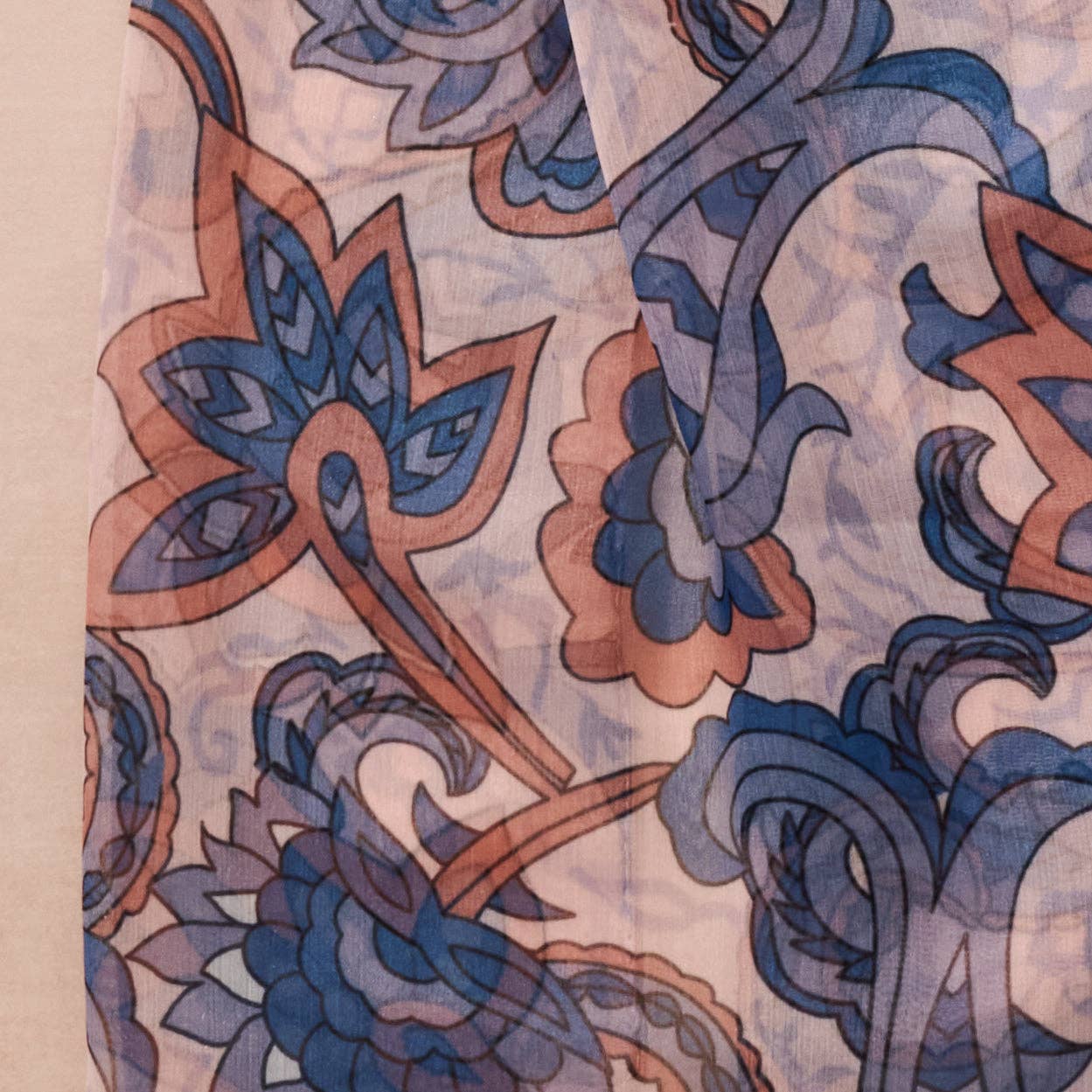 Paisley Chiffon Scarf