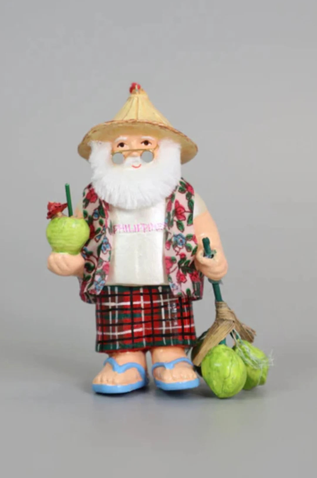 Filipino Santa Ornament