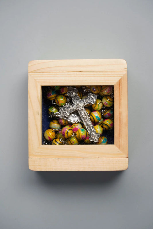 Rosary with Wooden Case