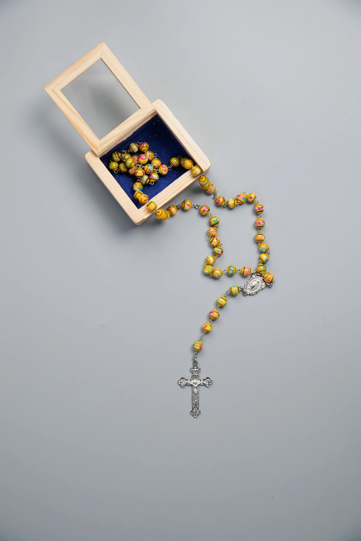 Rosary with Wooden Case